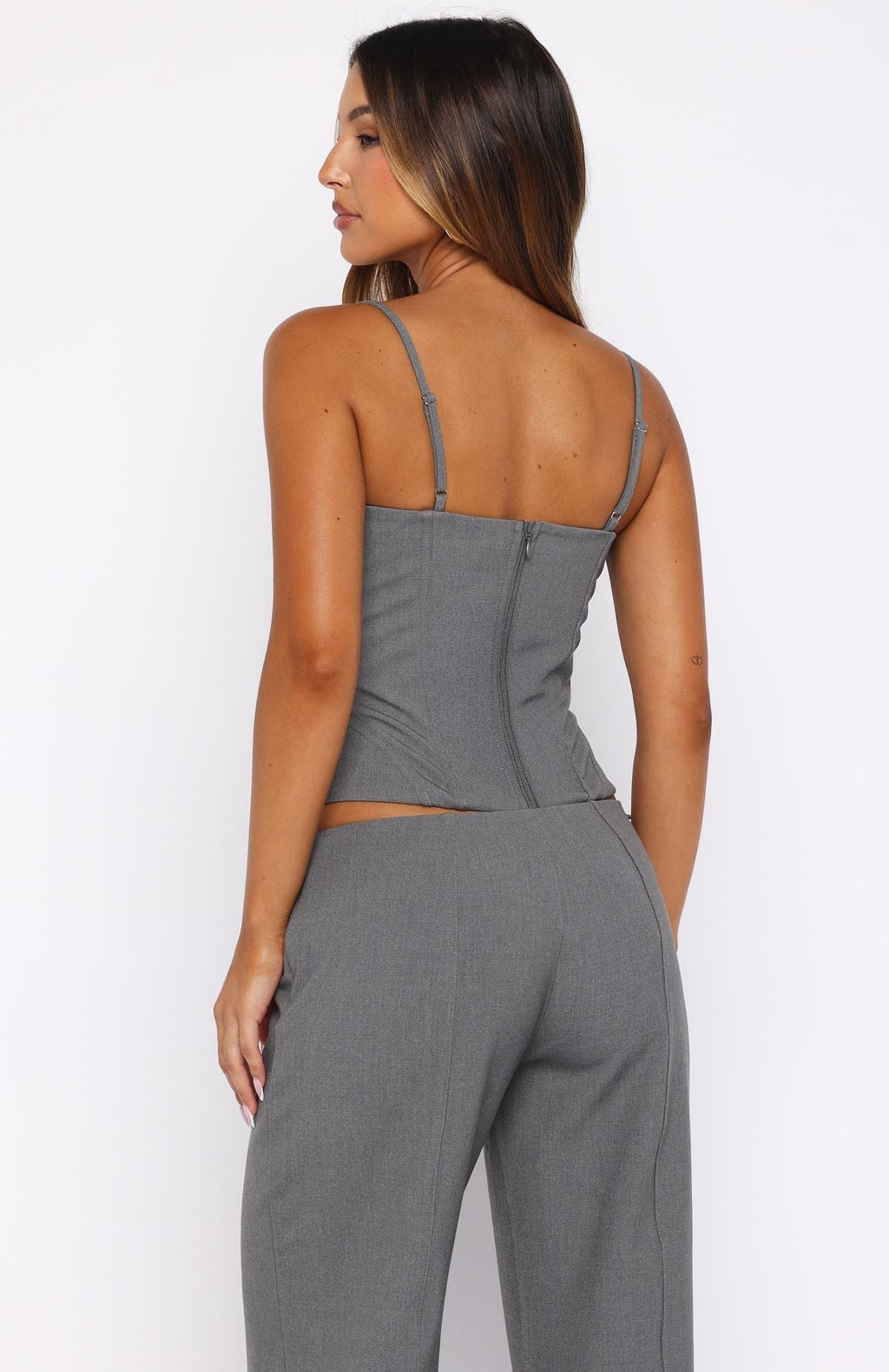 White Fox Heartfelt Moments Bustier Grey
