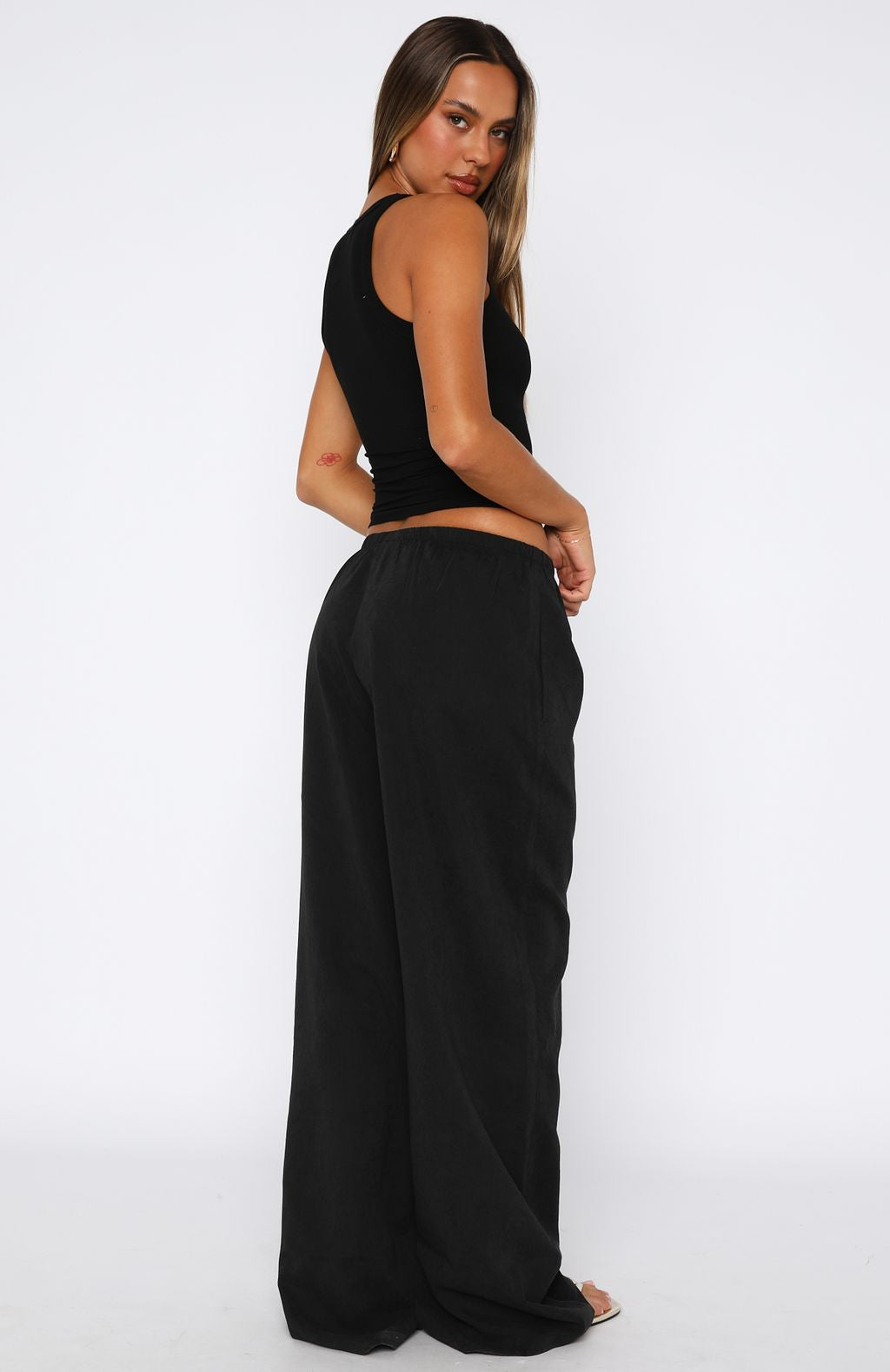 White Fox Take A Stance Pants Black