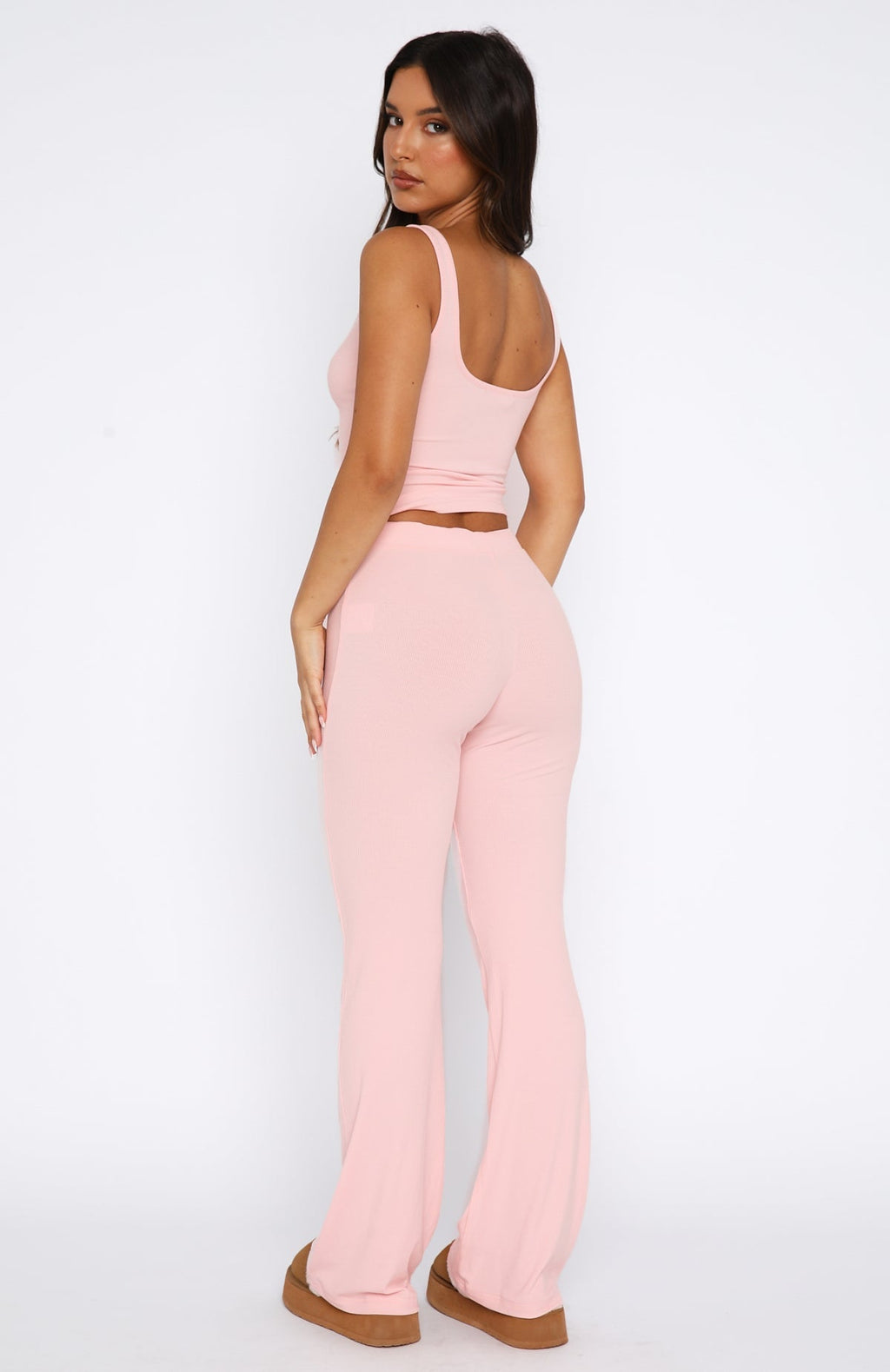 White Fox Daydreaming Pyjama Set Baby Pink