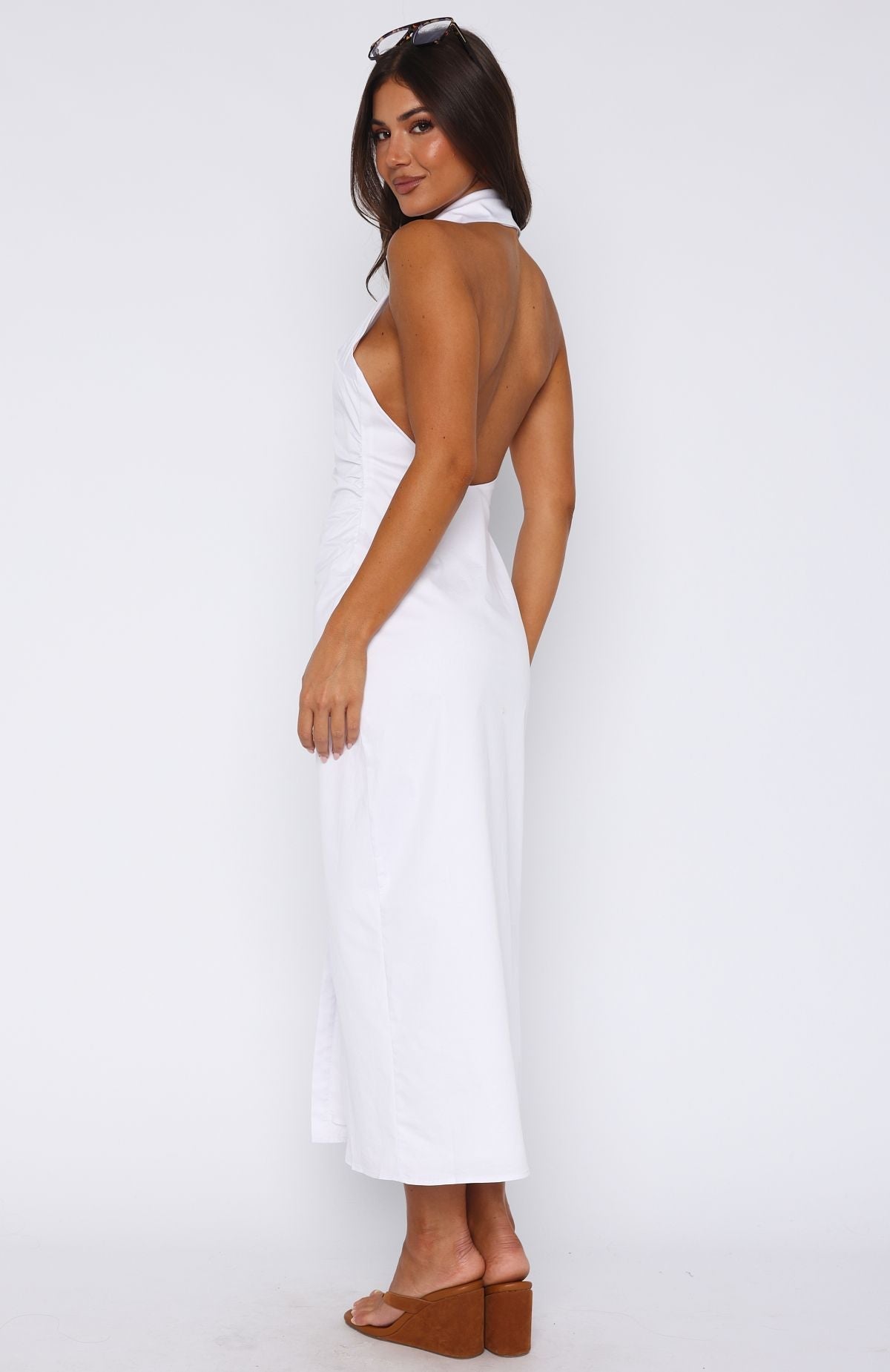 White Fox Starlight Sis Maxi Dress White