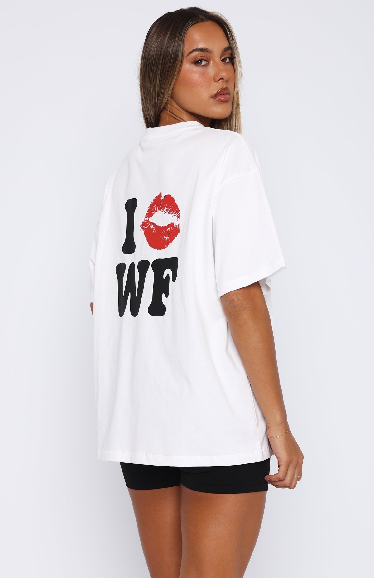 White Fox 11th Street City Of Dreams Oversized Tee Frosting