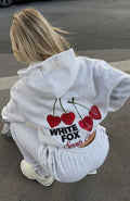 White Fox Club 14 Izzy Oversized Hoodie Grey Marle