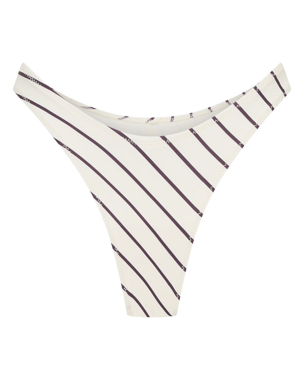 White Fox Belmont Bottoms Cream/Choc Stripe
