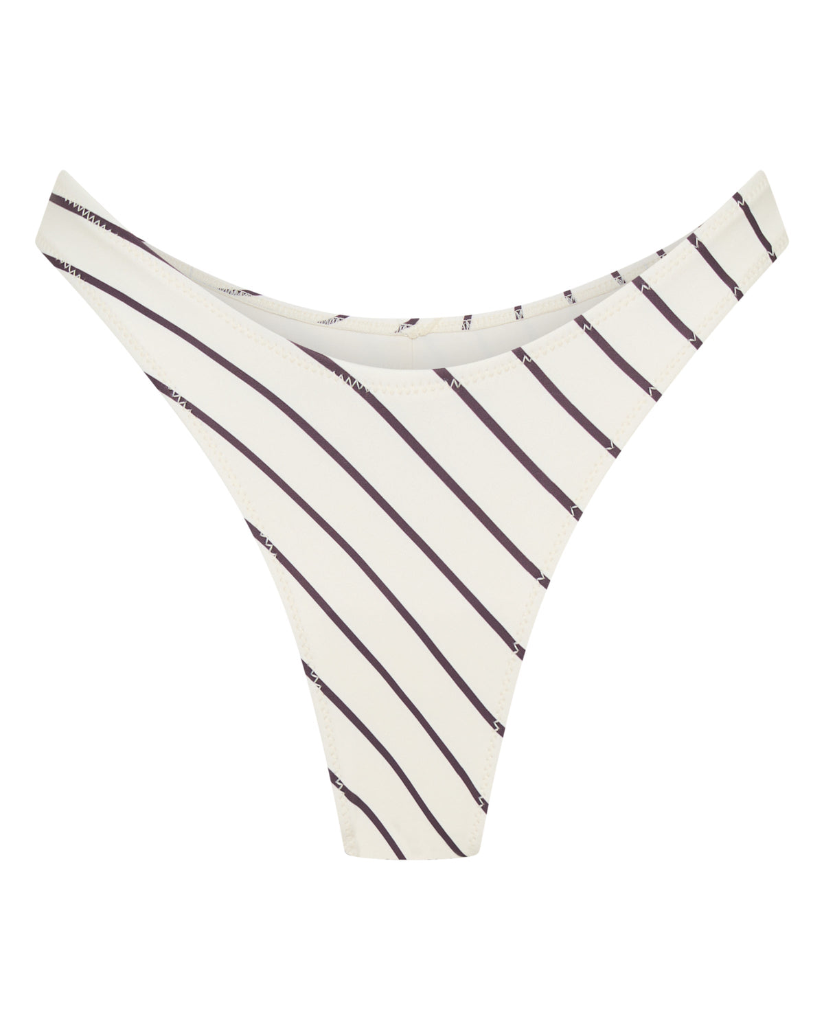 White Fox Belmont Bottoms Cream/Choc Stripe