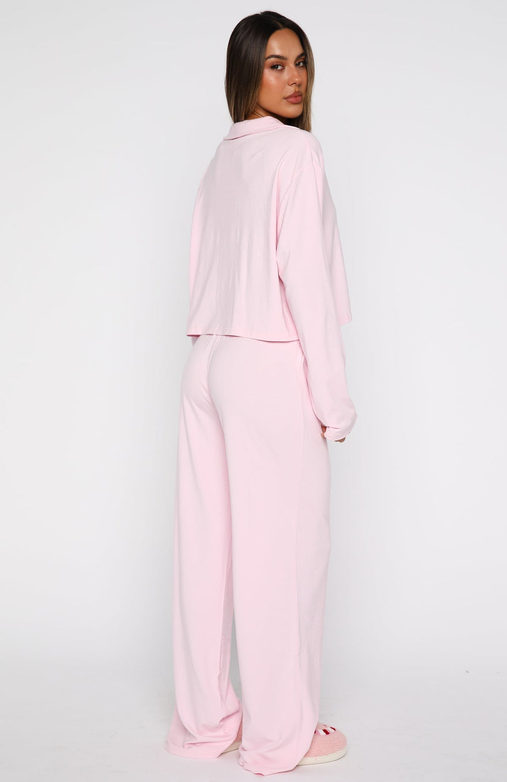 White Fox Bedtime Bliss Pyjama Set Soft Pink