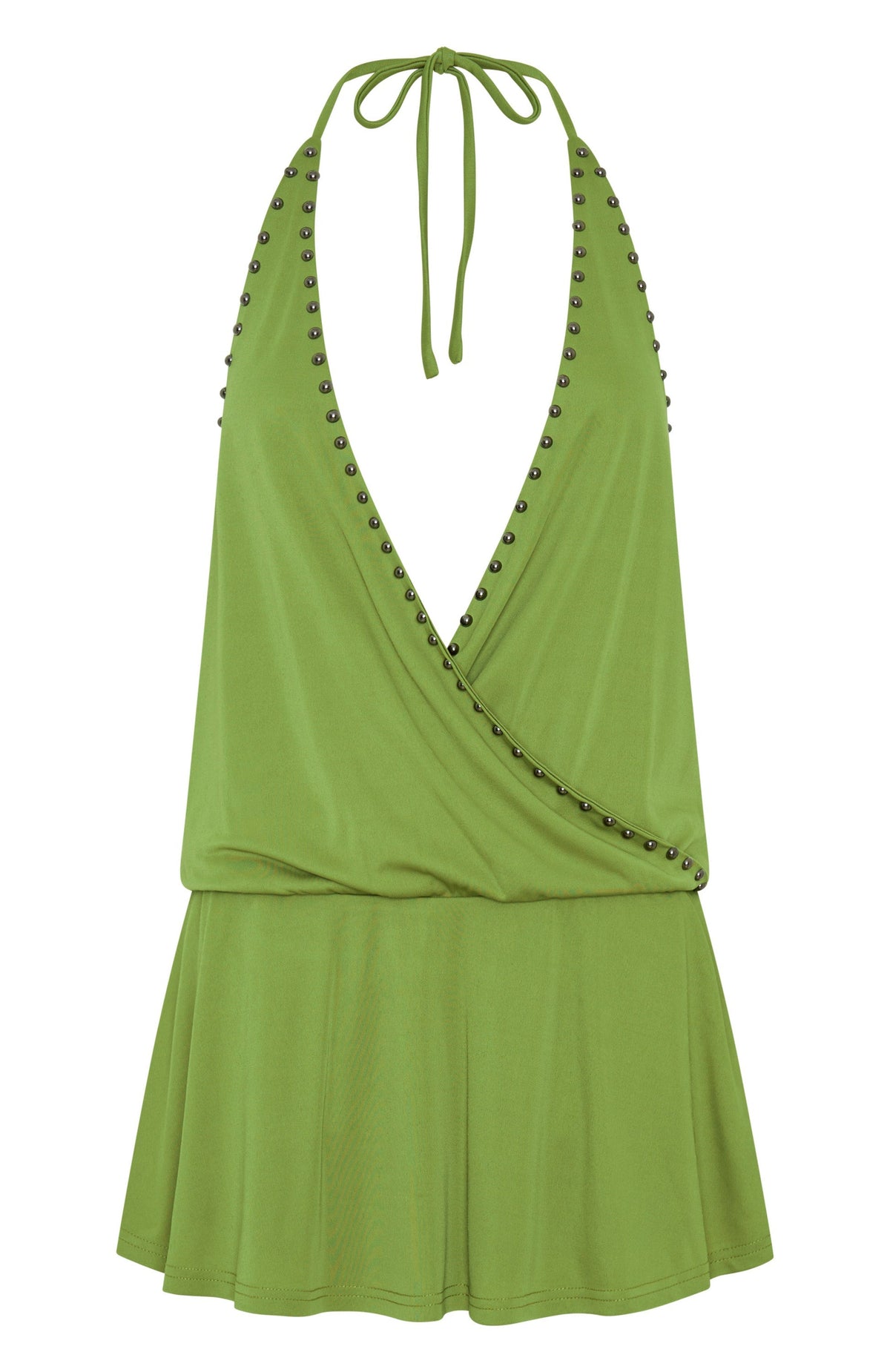 White Fox Favourite Moment Mini Dress Olive