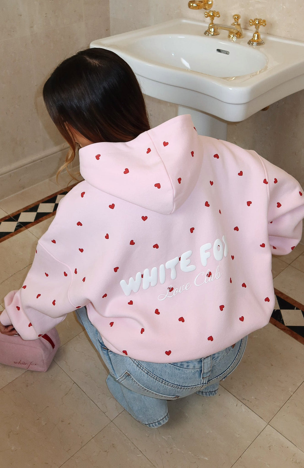 White Fox My One And Only Oversized Hoodie Posy