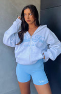 White Fox Season 7 Zip Front Hoodie Dawn