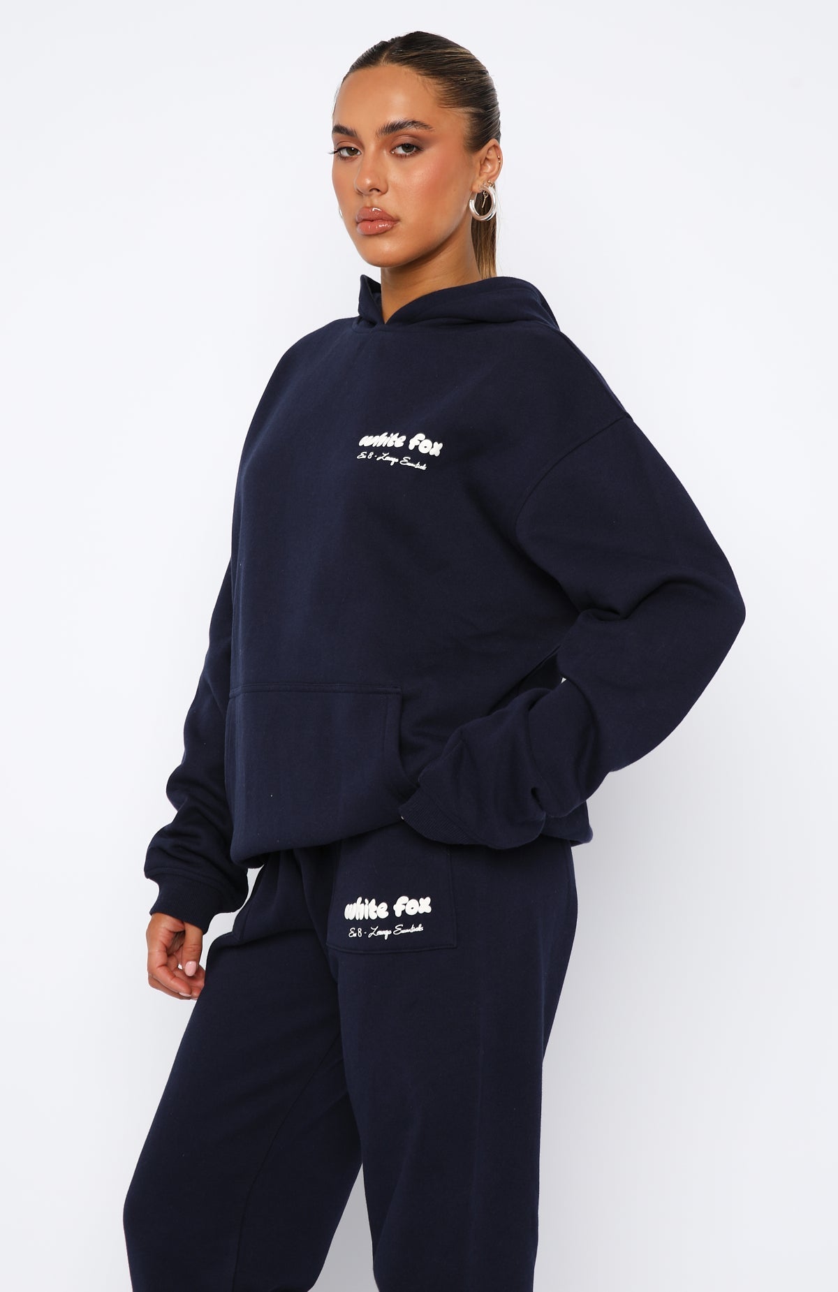 White Fox Era 8 Oversized Hoodie Nautical