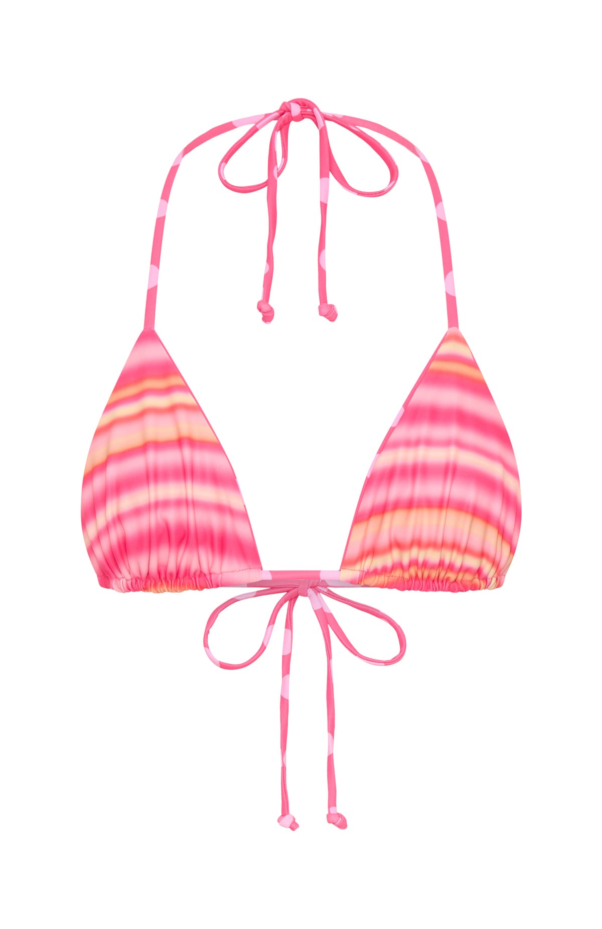White Fox Coolum Reversible Bikini Top Candy Confetti