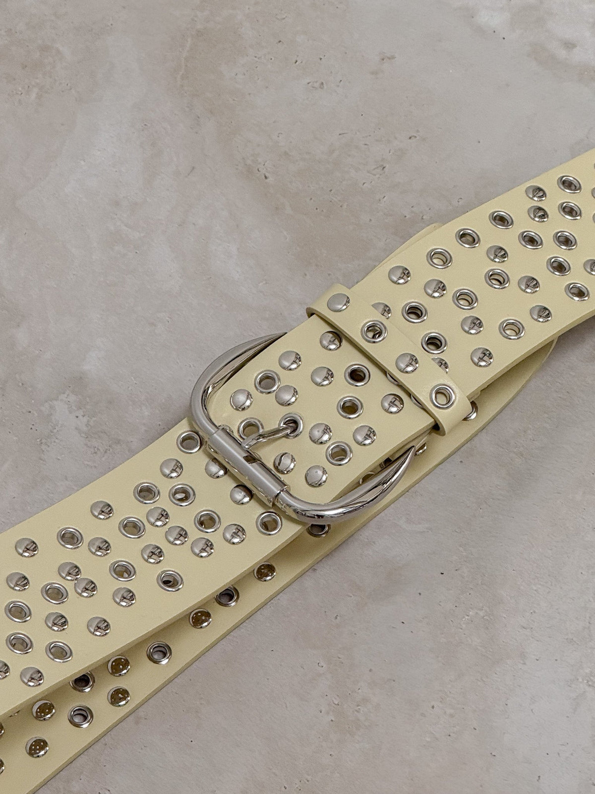 White Fox Toto Belt Blonde/Silver