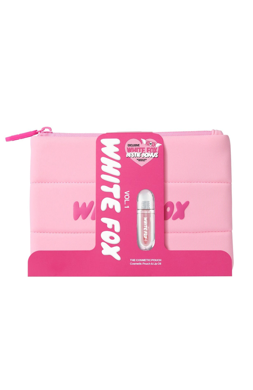 White Fox The Cosmetic Pouch & Lip Oil
