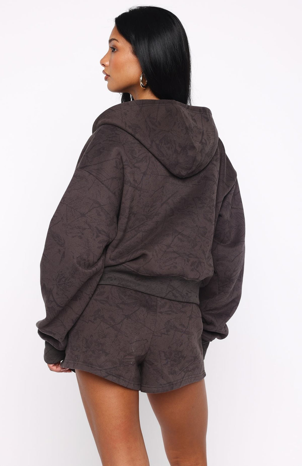 White Fox Hiding Away Lounge Shorts Dark Camo