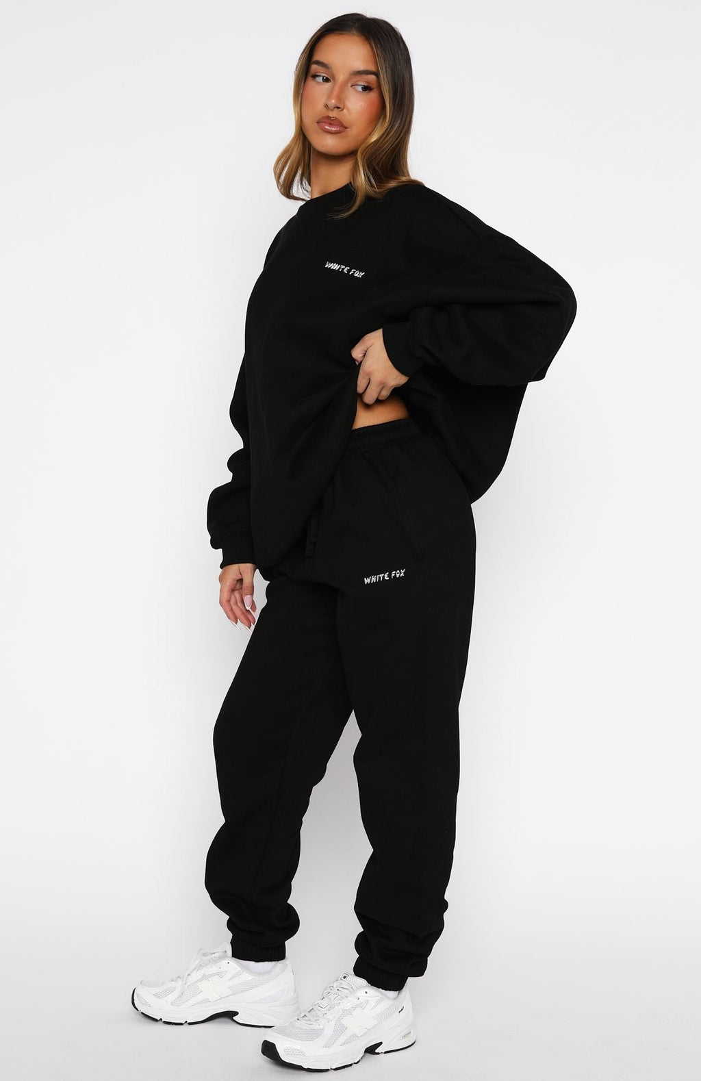 White Fox Test Drive Sweatpants Black