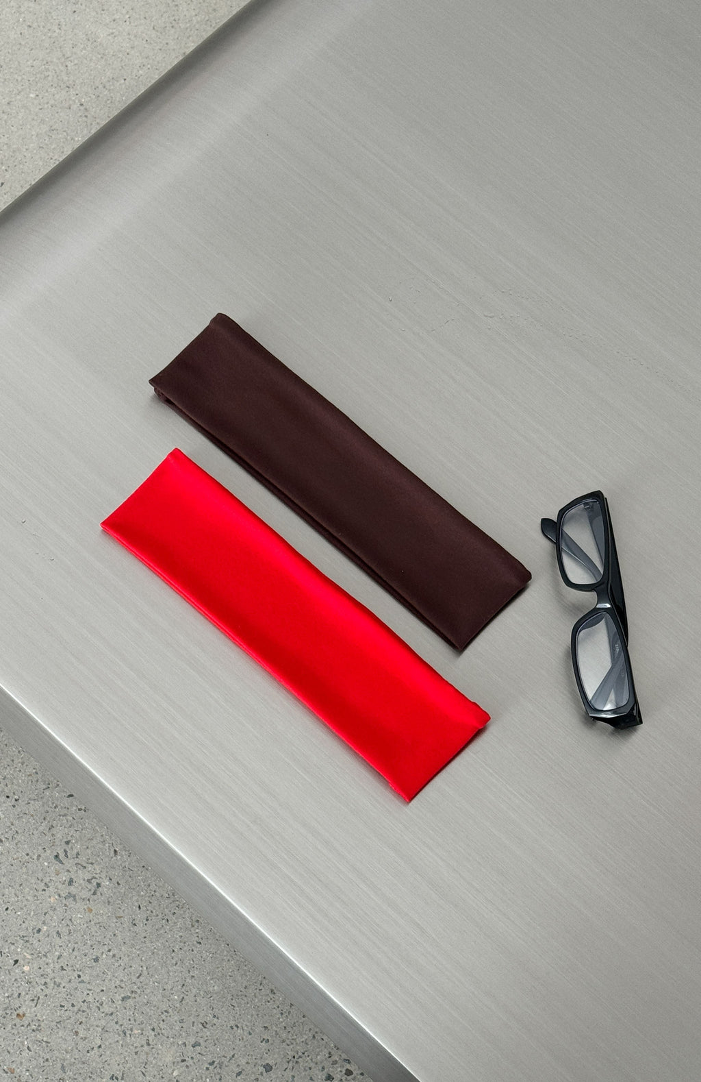 White Fox Studio 17 Tove 2 Pack Headband Red/Chocolate