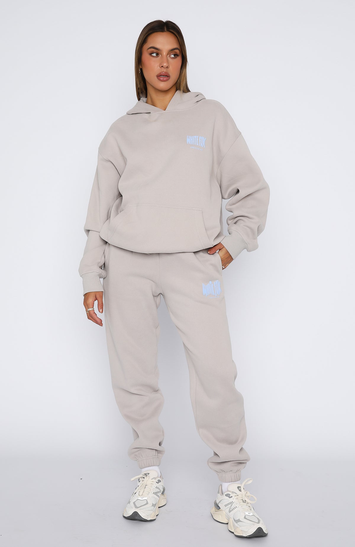 White Fox Archive 6.0 Oversized Hoodie Dove