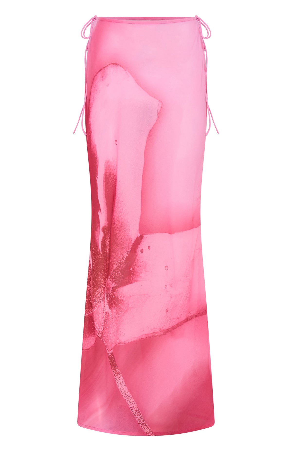 White Fox Luminous Maxi Skirt Blush Bloom