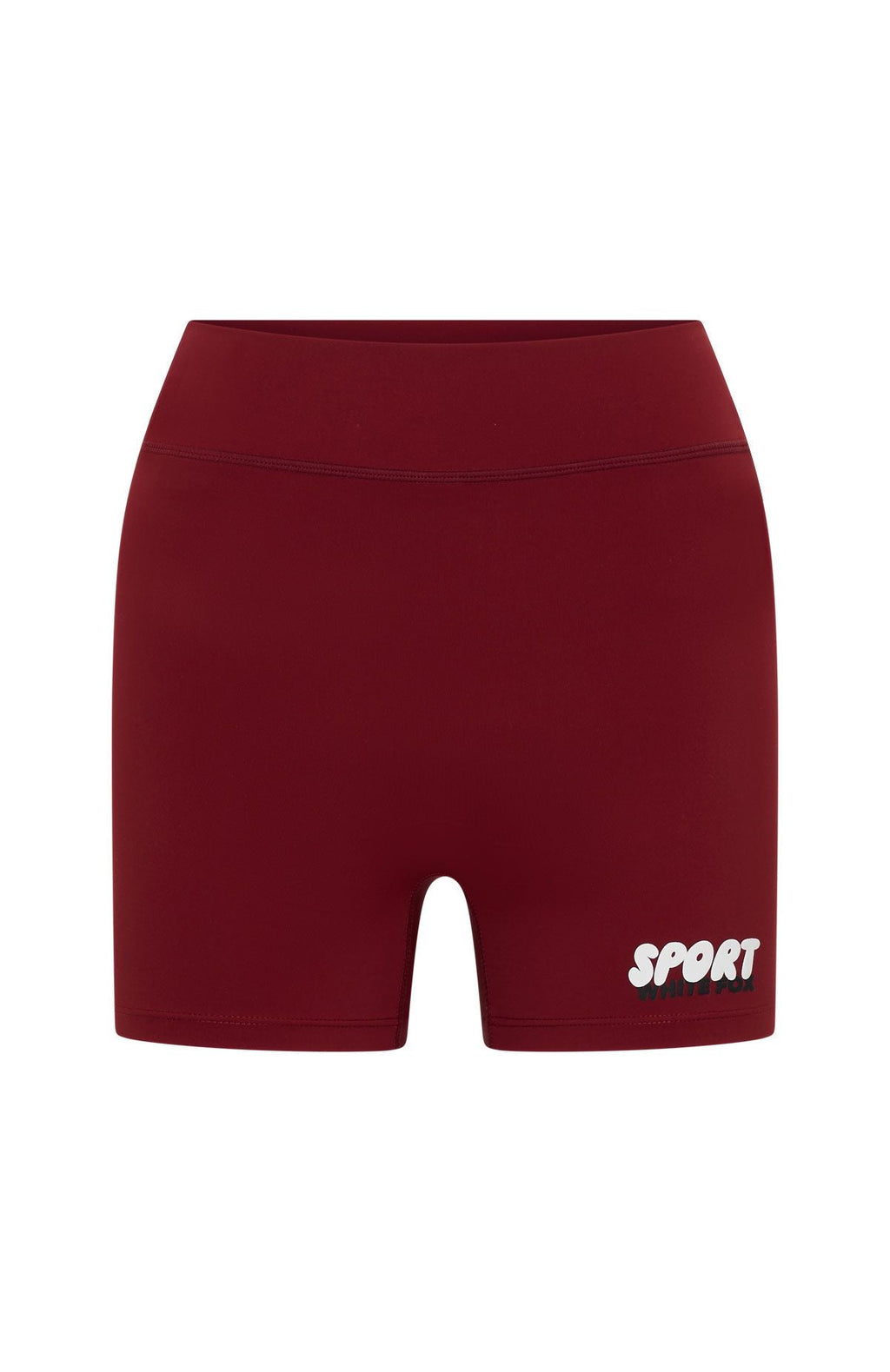 White Fox Club 14 Peyton Bike Shorts Burgundy