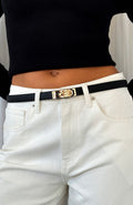 White Fox Zuri Belt Black