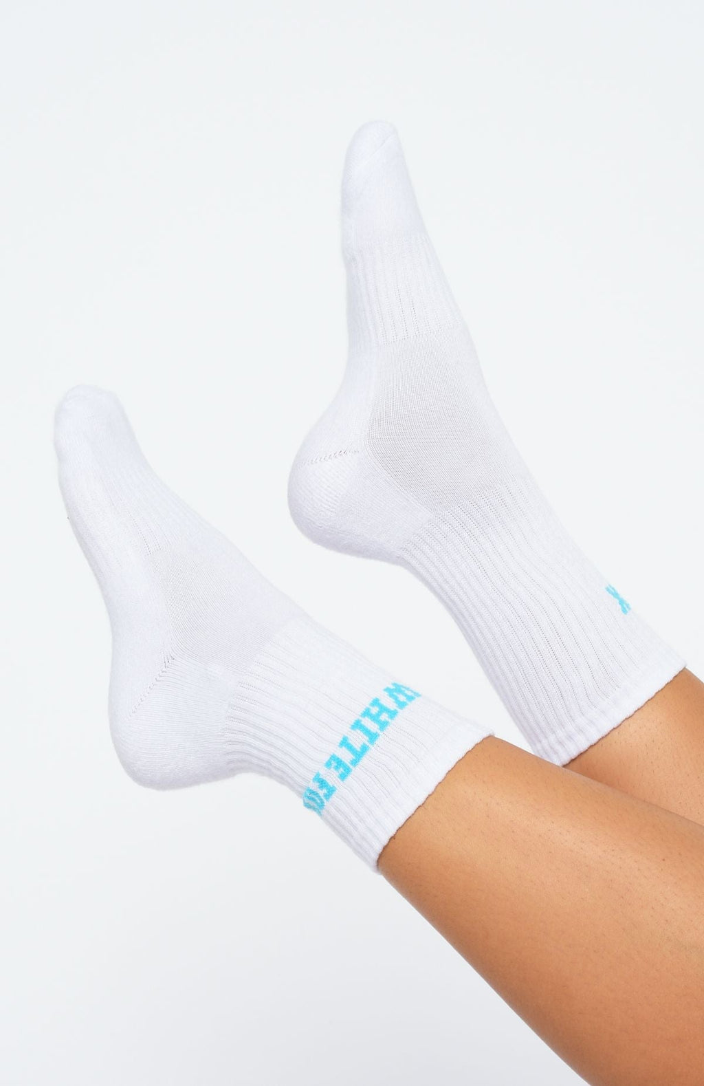 White Fox No Convincing Socks 2 Pack White/Choc/Blue