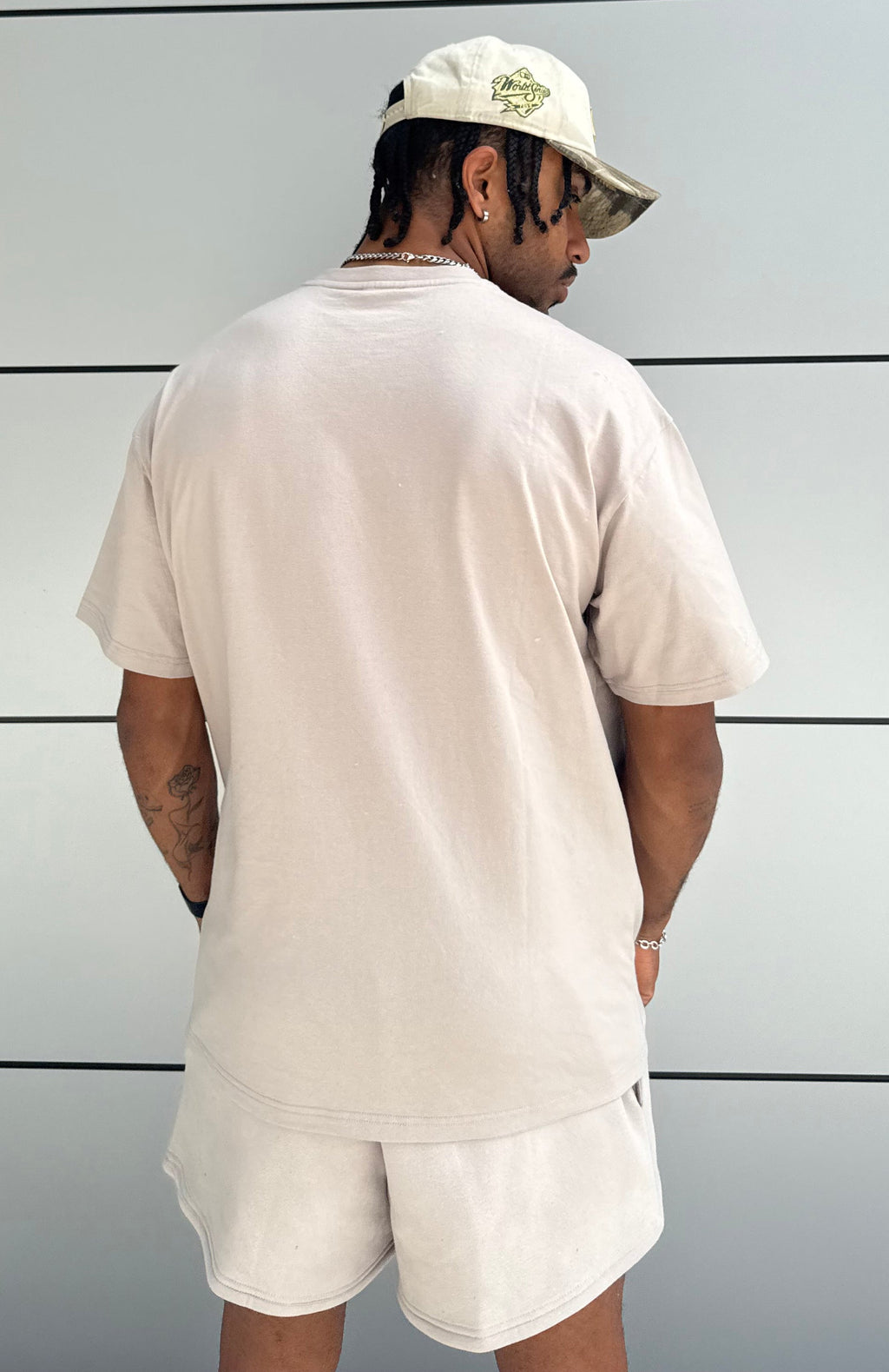 White Fox Core Classic Oversized Tee Moon