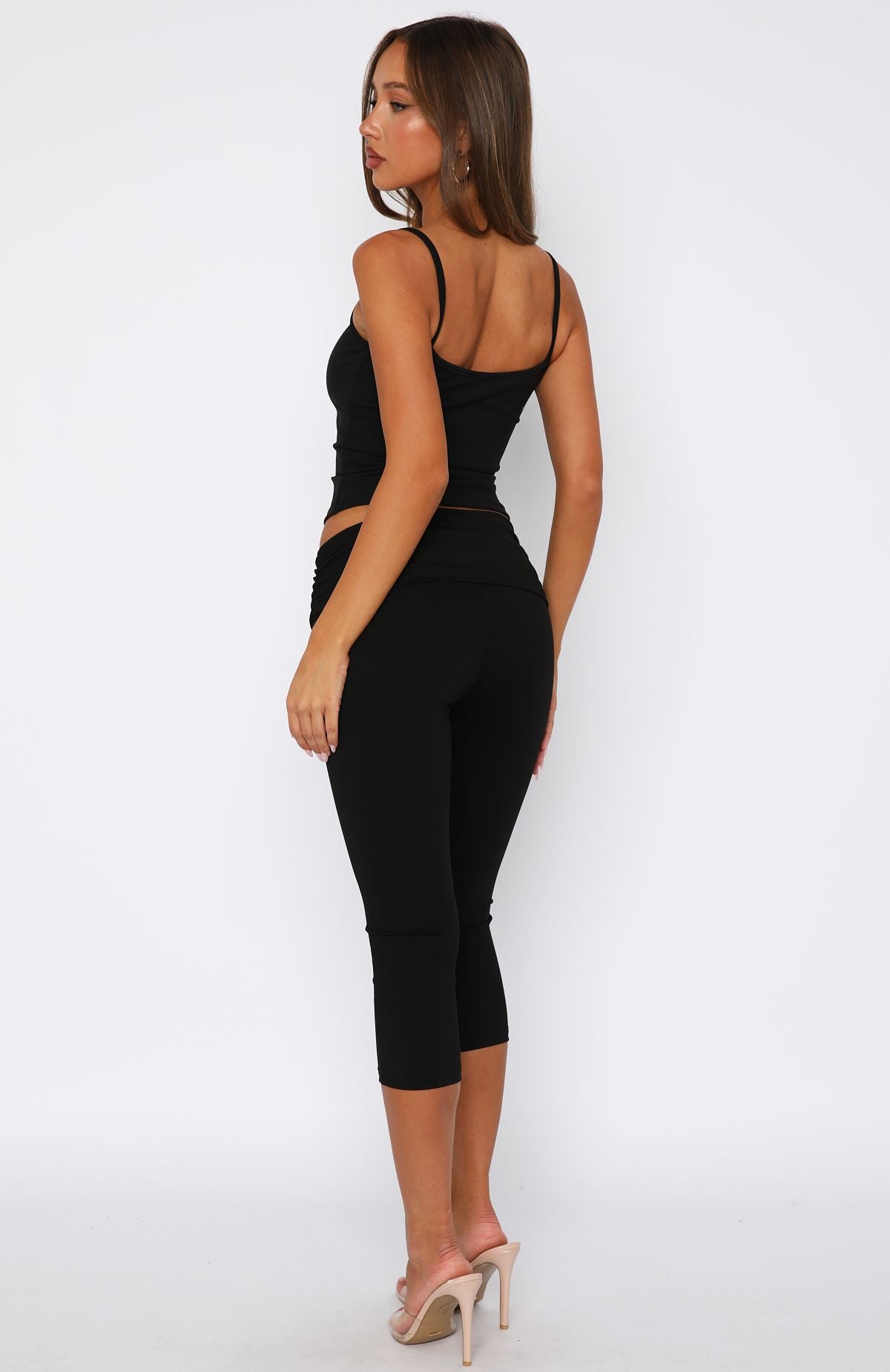 White Fox Dress For Success Capri Pants Black