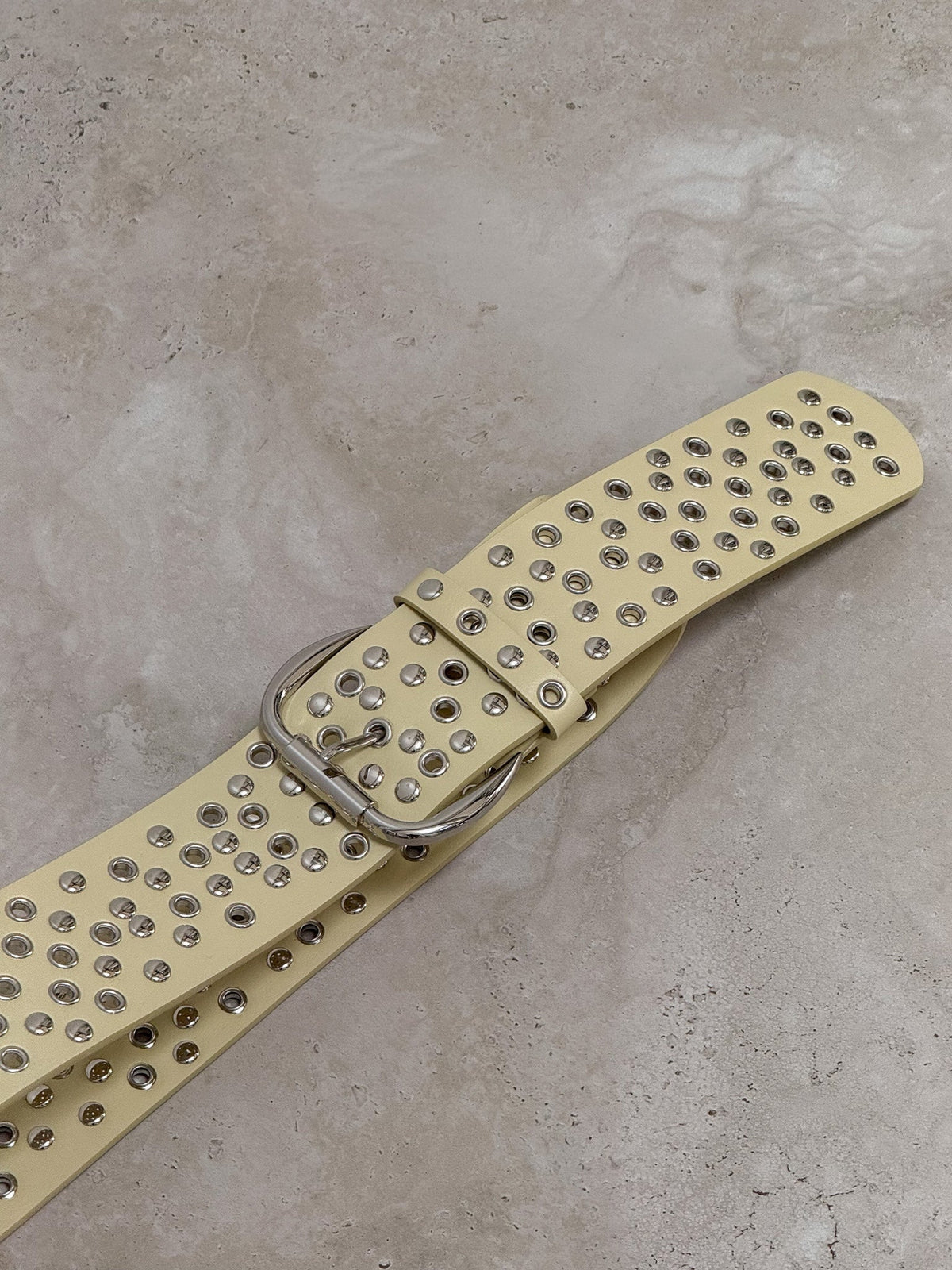 White Fox Toto Belt Blonde/Silver