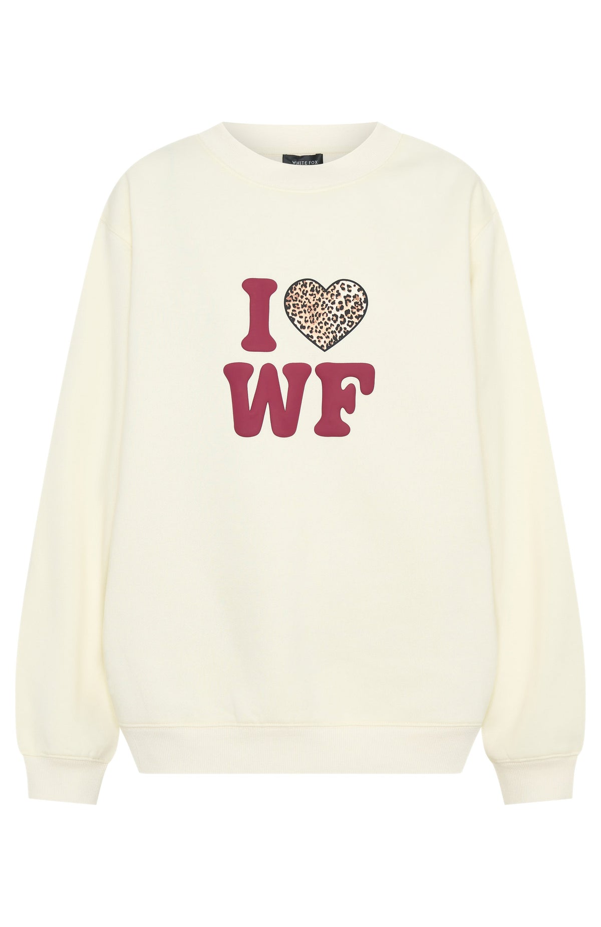 White Fox 11th Street Concrete Jungle Oversized Sweater Cake Batter