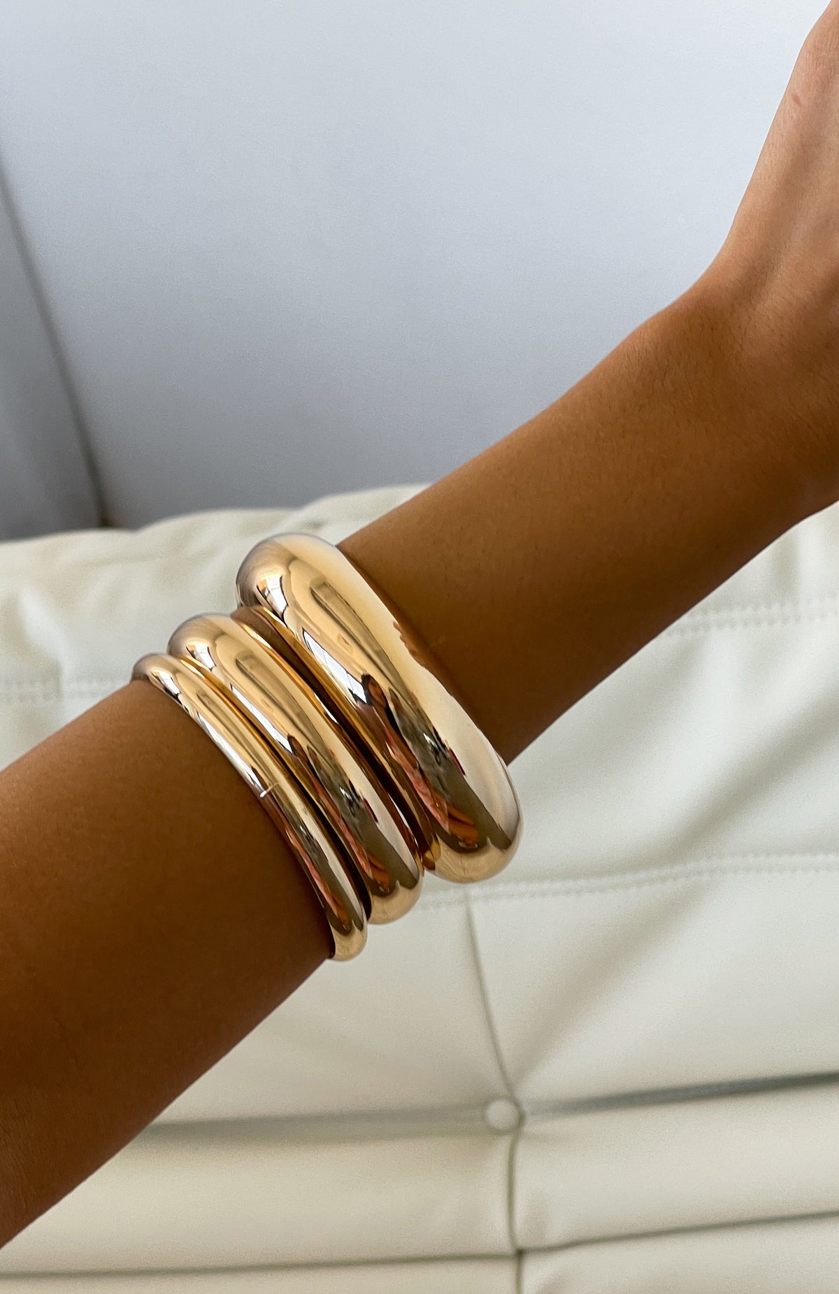 White Fox Serenity 3Pk Bracelet Set Gold