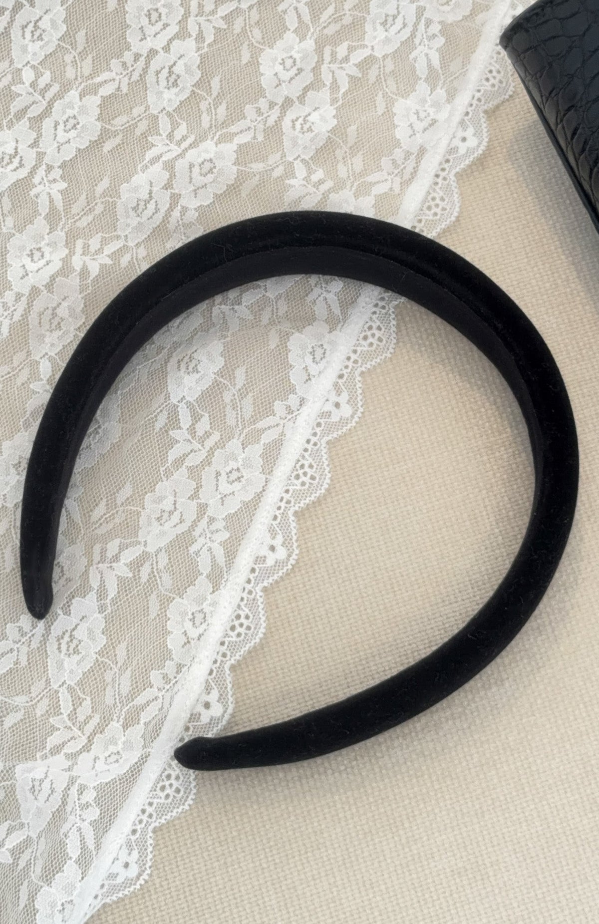 White Fox Libbi Headband Black