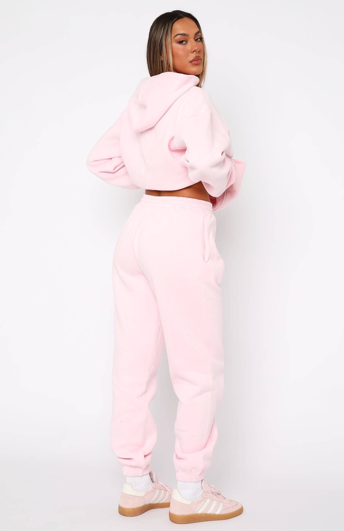 White Fox Decade Classics Varsity Sweatpants Posy