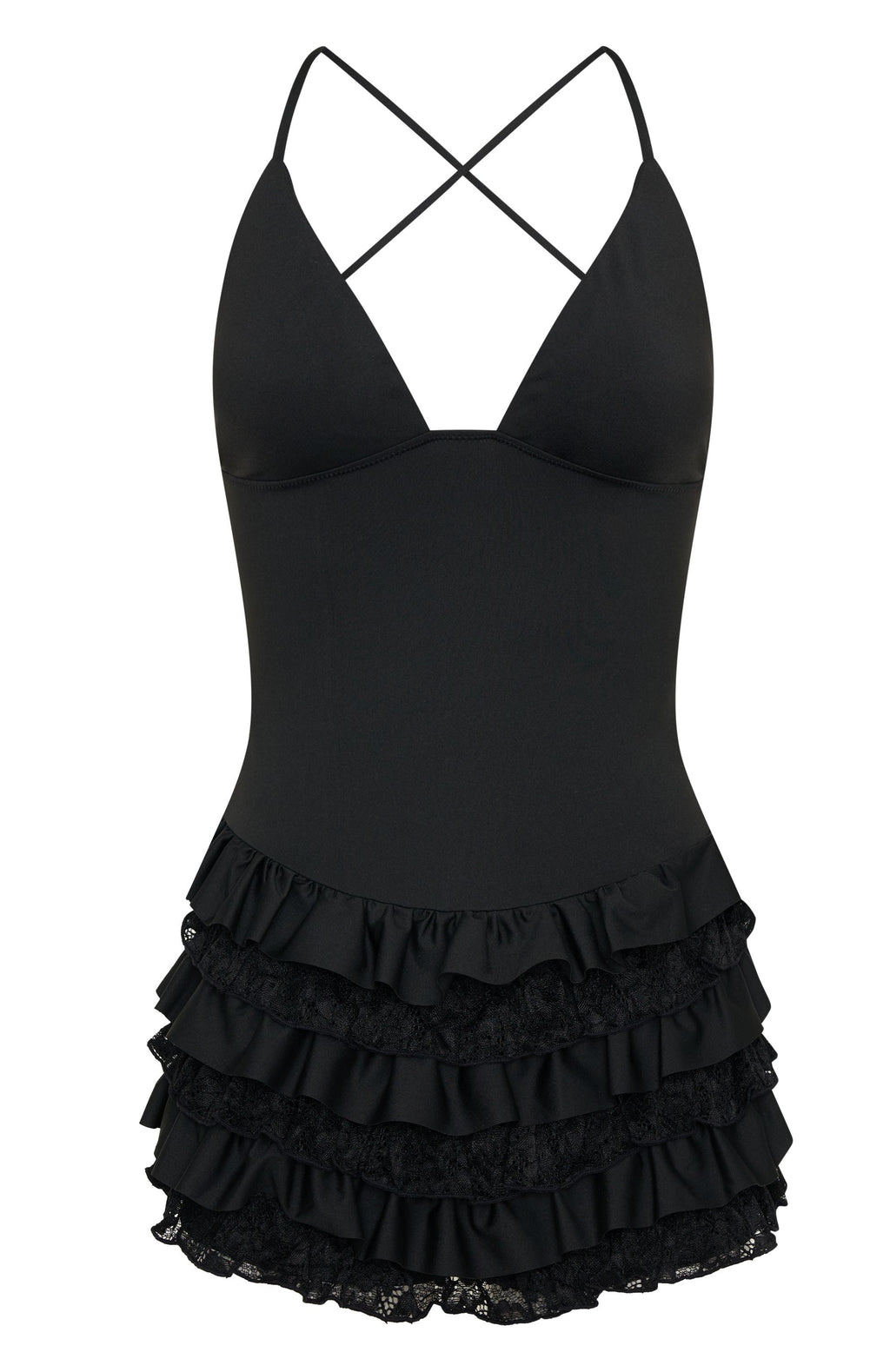 White Fox Dream Of Me Playsuit Black