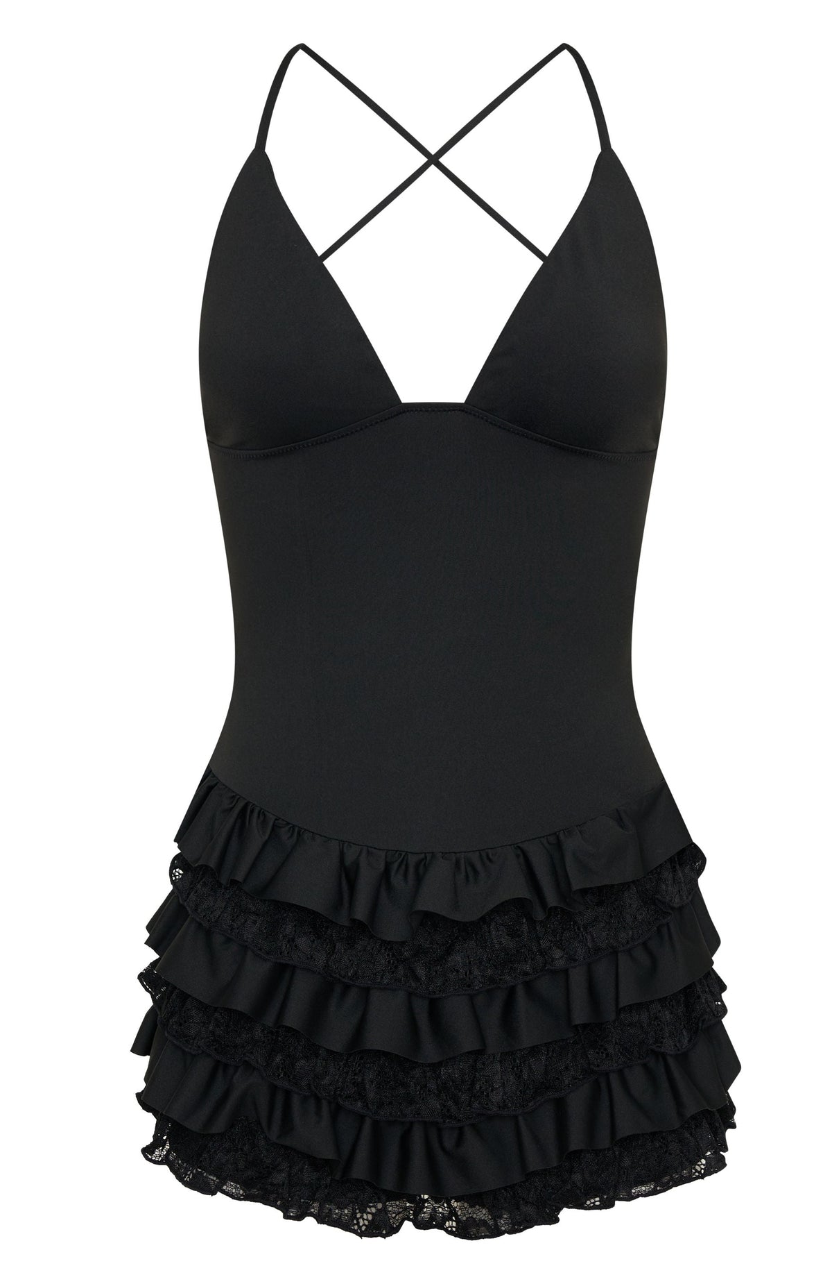 White Fox Dream Of Me Playsuit Black