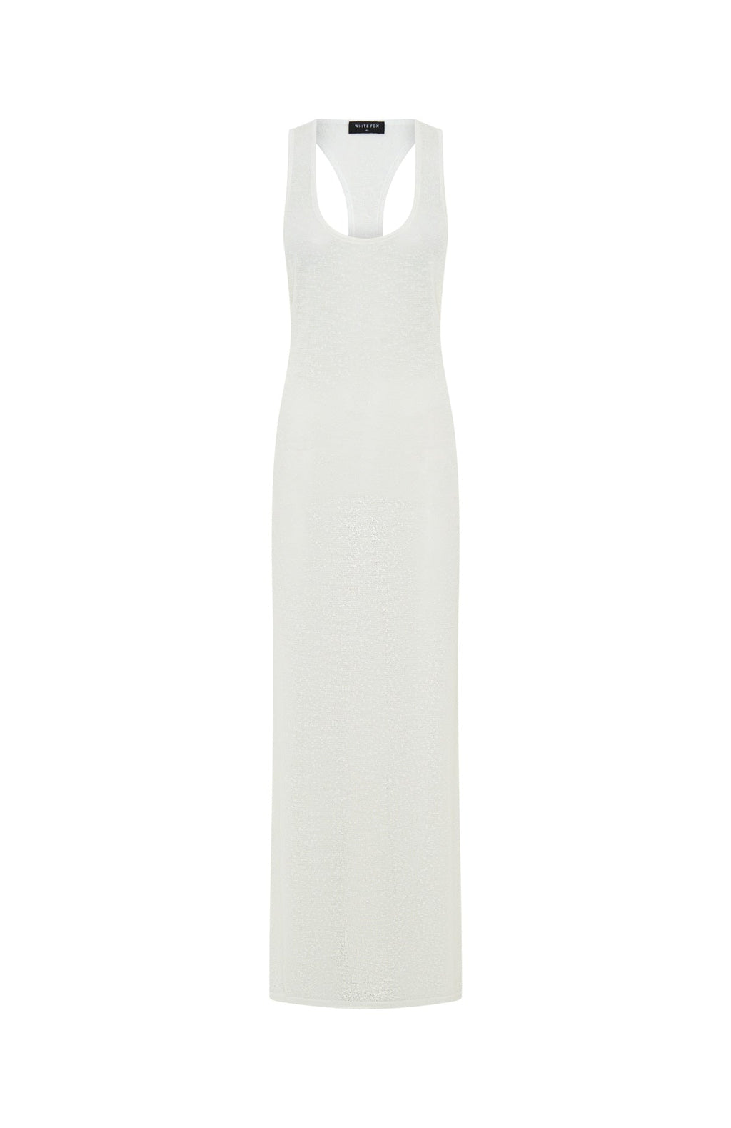 White Fox Tropic Waters Knit Maxi Dress White