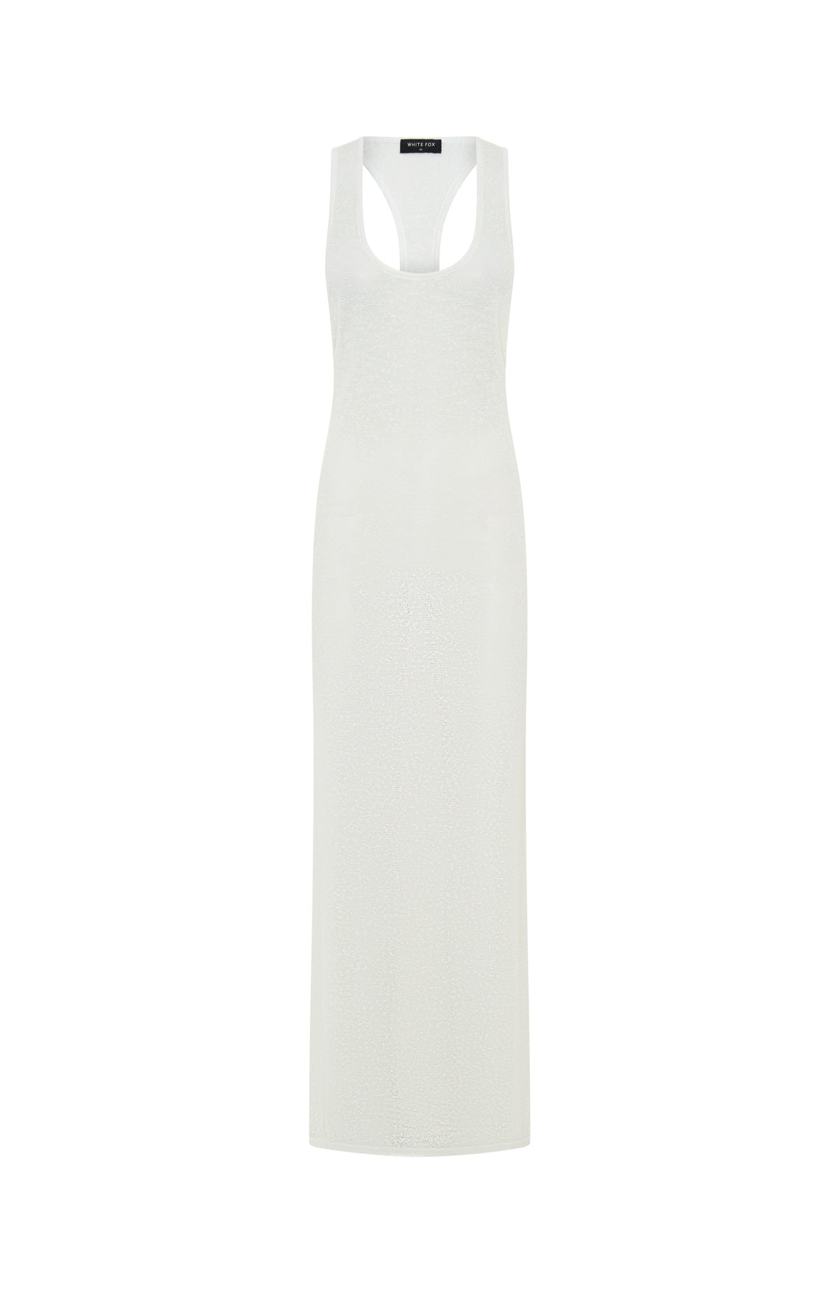 White Fox Tropic Waters Knit Maxi Dress White