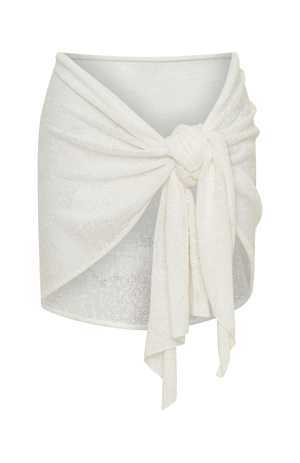 White Fox Catching Waves Sarong White