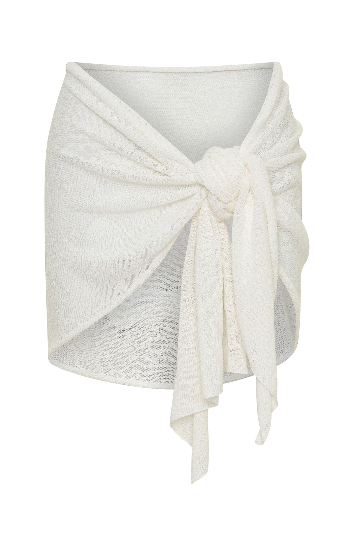 White Fox Catching Waves Sarong White