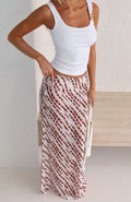 White Fox Sunday Strolls Maxi Skirt Espresso Mist