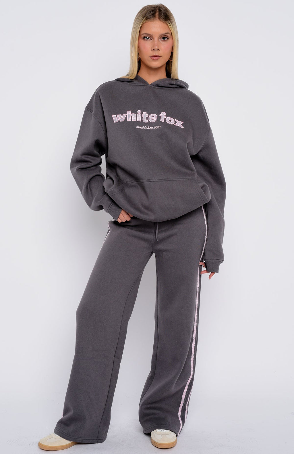 White Fox Gave You Everything Oversized Hoodie Volcanic