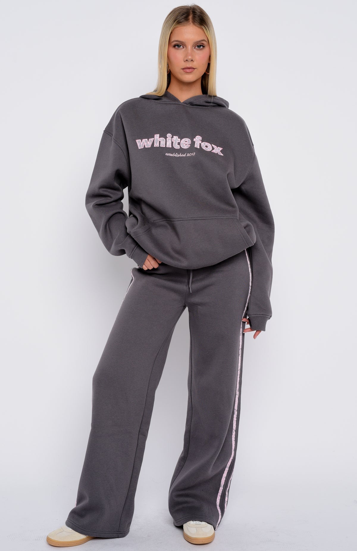 White Fox Gave You Everything Oversized Hoodie Volcanic