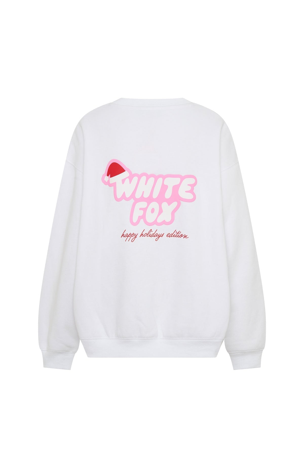 White Fox Santa Baby Oversized Sweater White