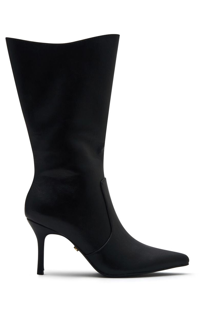 White Fox Myla Calf Boots Vintage Black