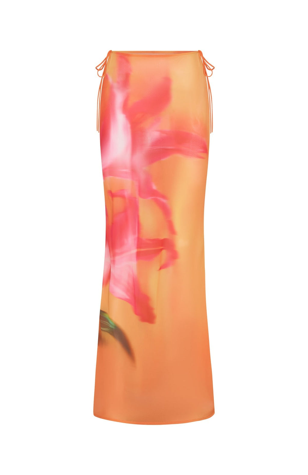 White Fox Luminous Maxi Skirt Sunset Floral