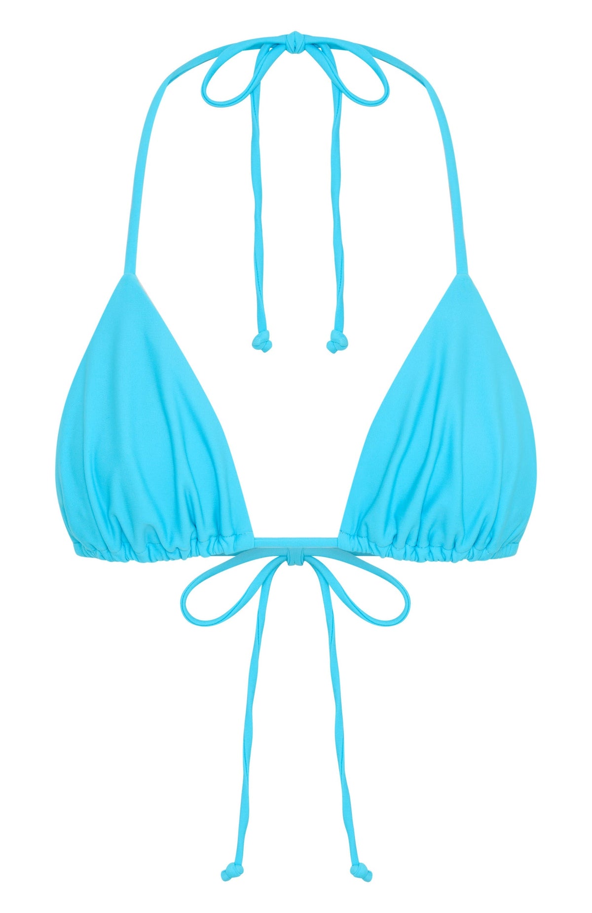 White Fox Golden Hour Bikini Top Aquamarine