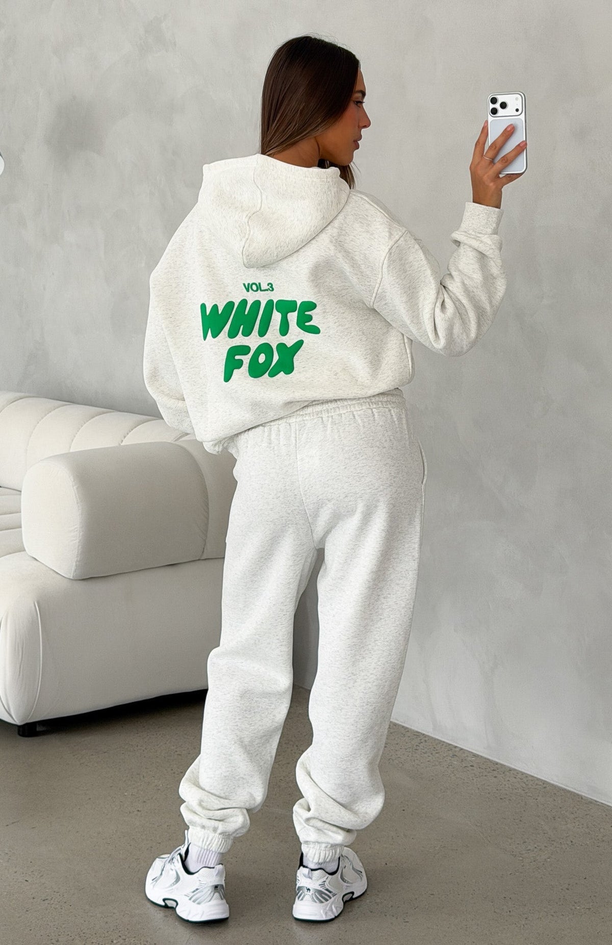 White Fox Offstage Hoodie Glacier Grey