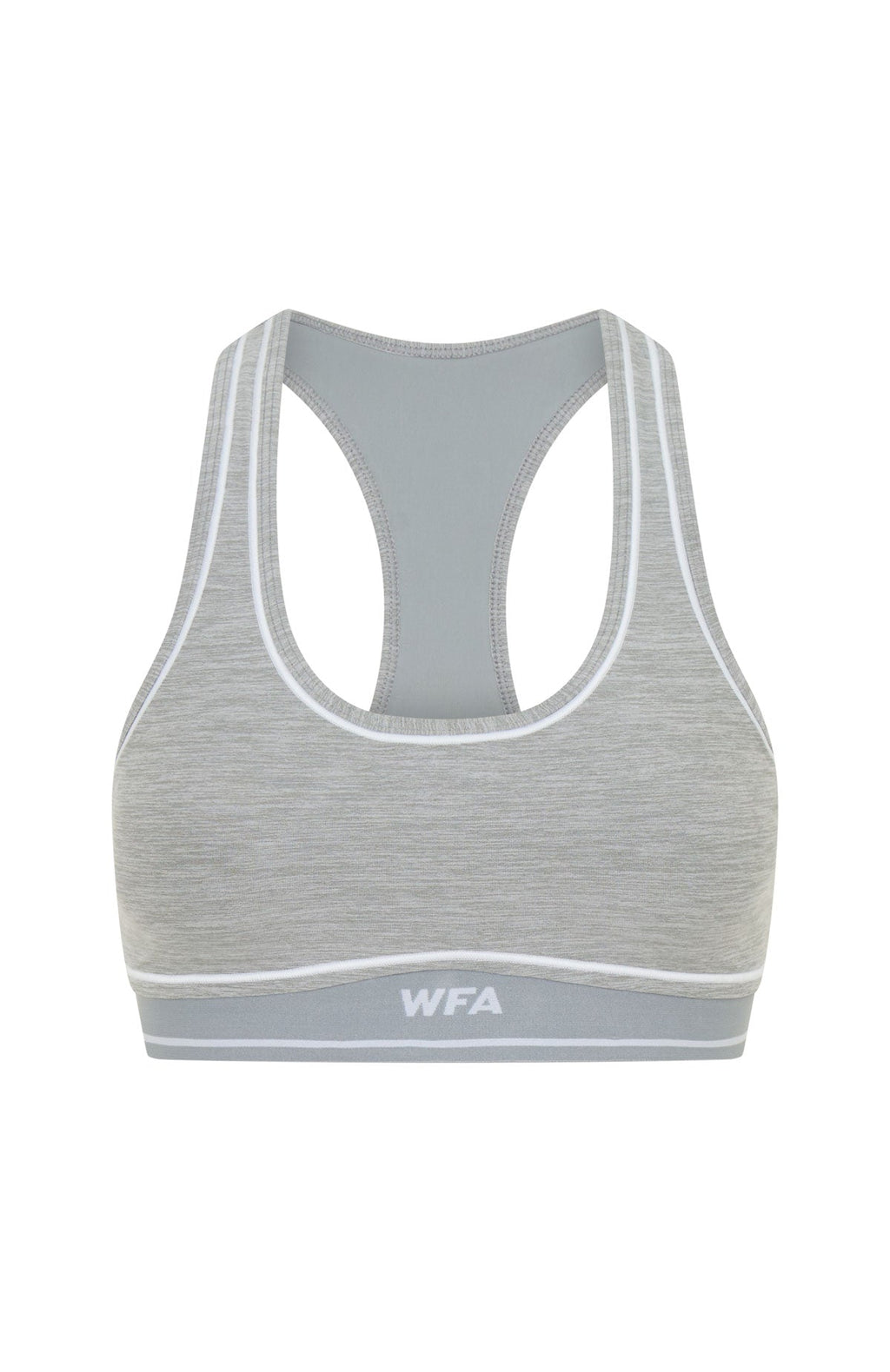 White Fox Strategy Sports Bra Grey Marle