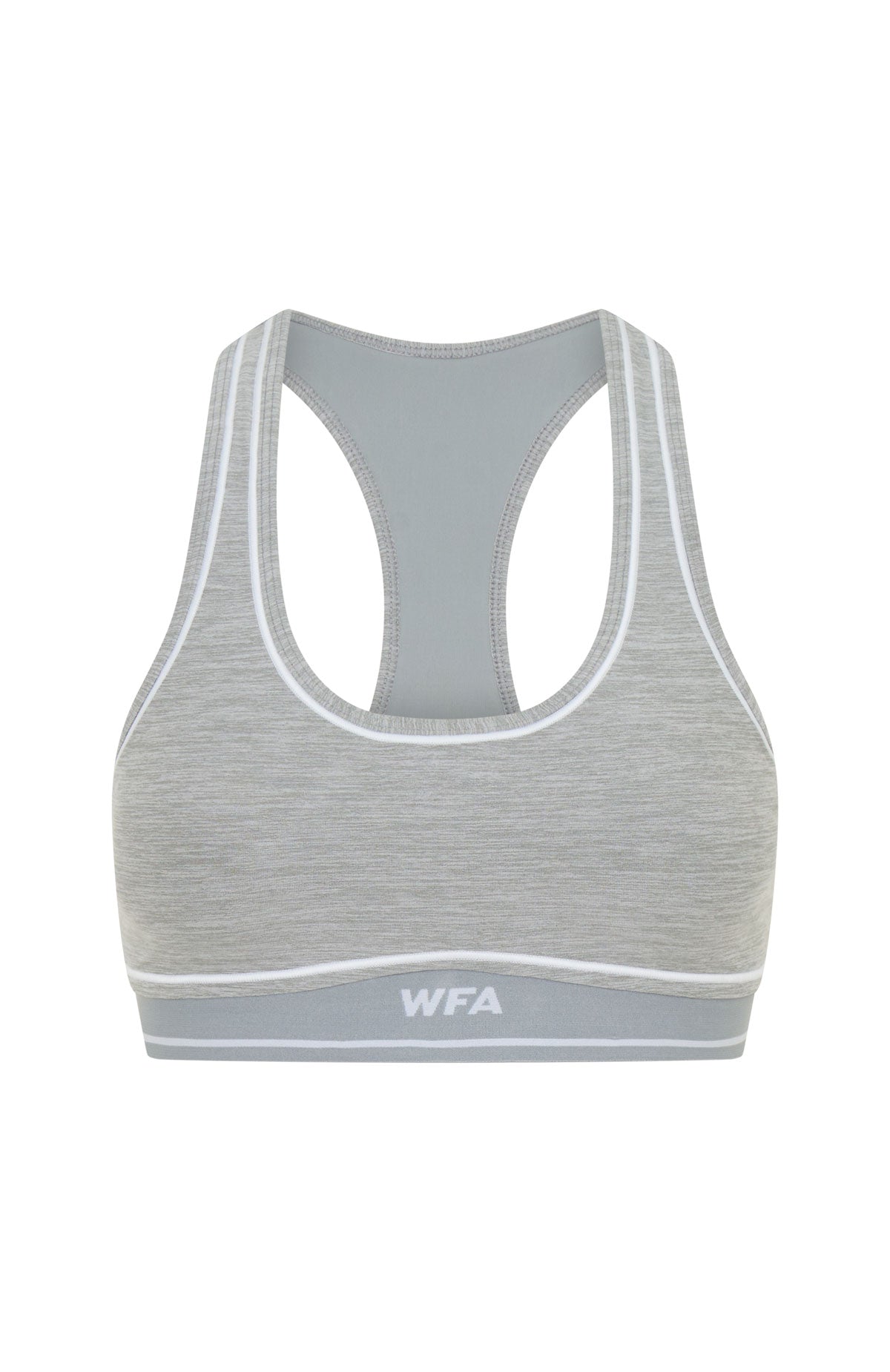 White Fox Strategy Sports Bra Grey Marle