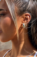 White Fox Arabella Earrings Gold
