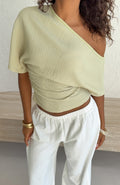 White Fox Fateful Moment Cinched Top Matcha