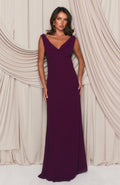 White Fox Twilight Toast Maxi Dress Plum